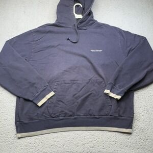 Polo Sport Ralph Lauren Hoodie Mens XL Navy Pullover Kangaroo Pocket Small Logo